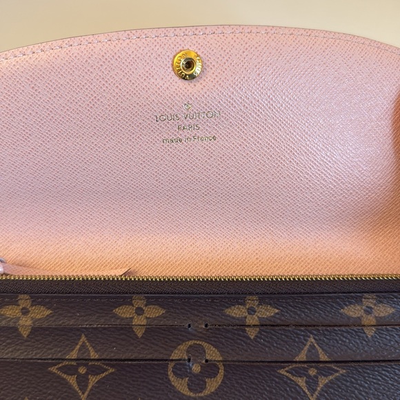 Louis Vuitton Monogram Emilie Wallet Rose Ballerine Pink - Picture 5 of 5